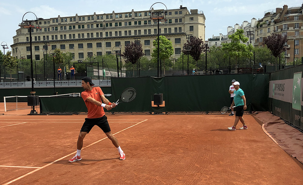 www.tenis-domzale.si trening novaka djokovica